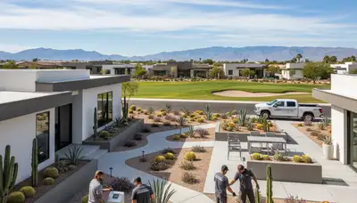 Landscaping service in Las Vegas, NV for residential and commercial outdoor maintenance