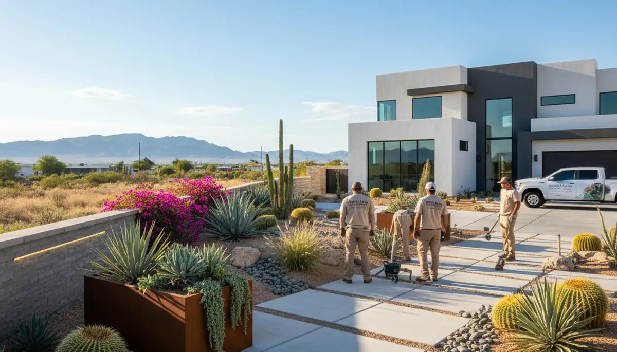 Landscaping service in Las Vegas, NV for residential and commercial outdoor maintenance